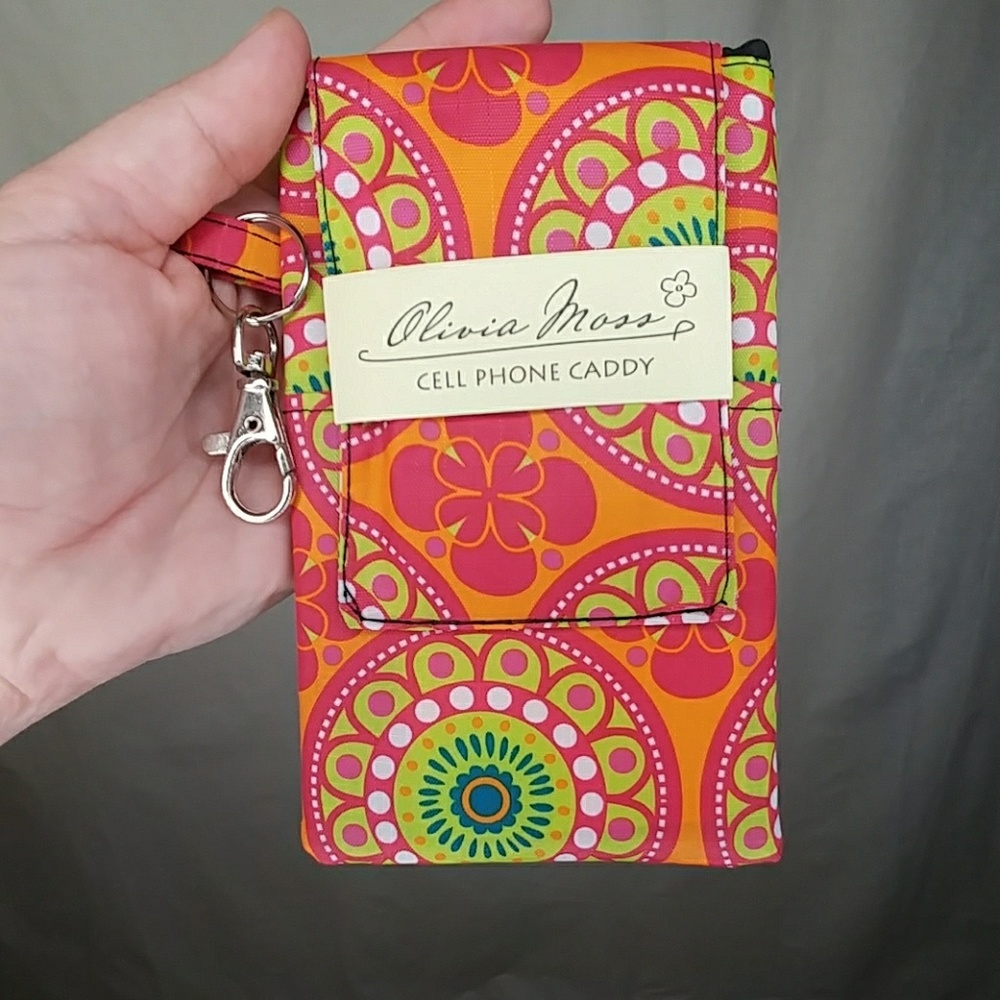 NWT Olivia Moss Cell Phone Caddy with Clip